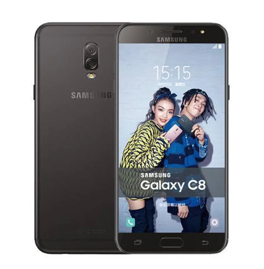 Samsung Galaxy C8 C7100 разблокированный gsm LTE Android Dual Sim мобильный телефон Восьмиядерный 5," 16 МП фронтальная камера ram 4G rom 64G