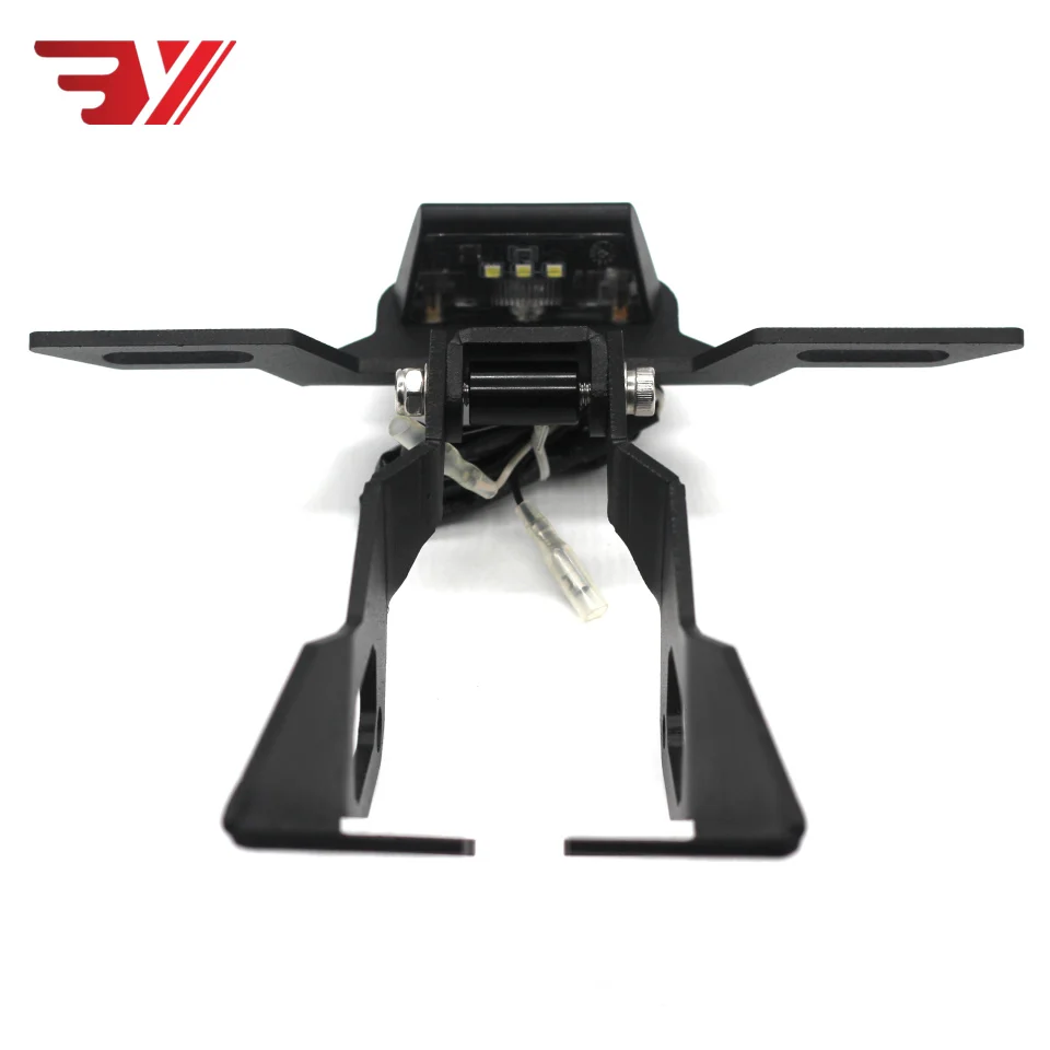 

2018 Motorcycle For KAWASAKI NINJA 400 ninja400 2017 2018 CNC Aluminum Fender Bracket Registration License Plate Frame Holder