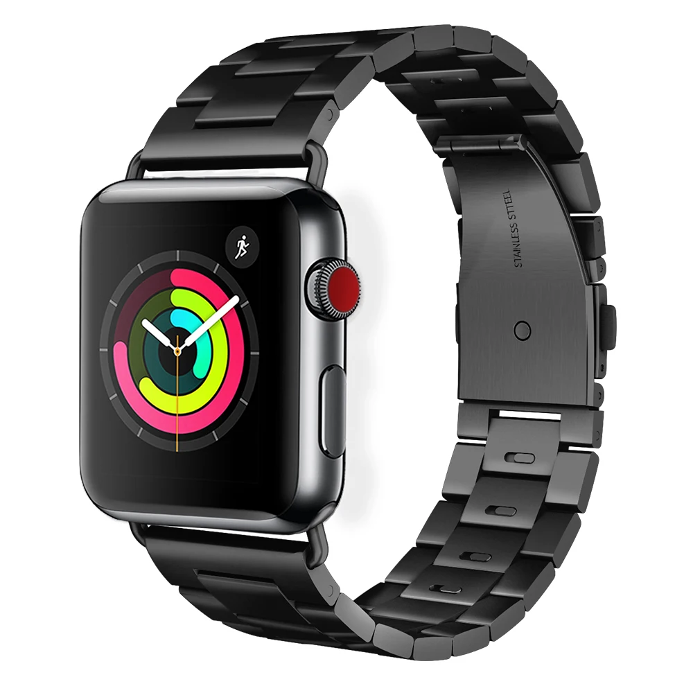 HOCO спортивный ремешок для Apple Watch 38 40 мм 42 44 iWatch 5 4 3 2 1 браслет из нержавеющей стали