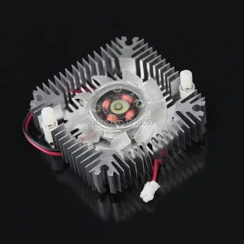 

100Pieces lot 12V 2Pin Mounting Hole 55mm PC Graphics Video VGA Card Heatsink Cooler Cooling Fan