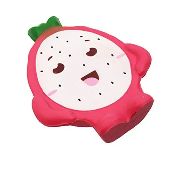 

14CM Cute Squishy dragon fruit Scented Soft Slow Rising Phone Strap Squeeze Toys Key Chain Kids adults fun Gift relieve pressure