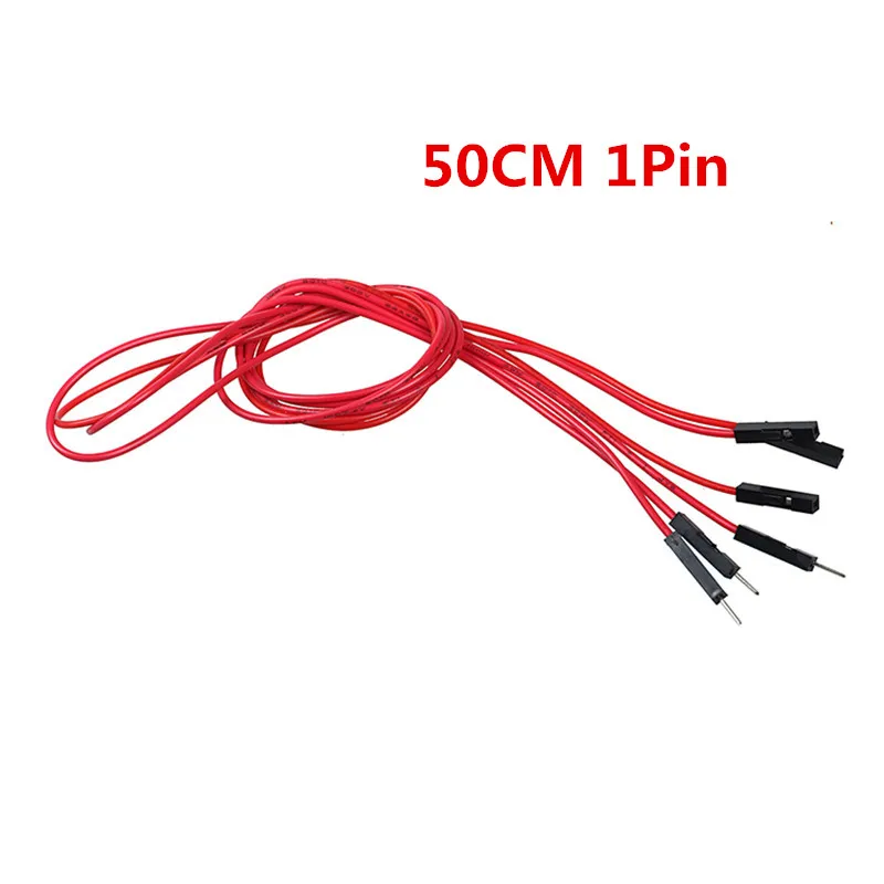

20pcs/lot 50cm 1pin Breadboard Flexible Jumper Wires Cables Male-Male M-F F-F DuPont Cable Line Electronic DIY