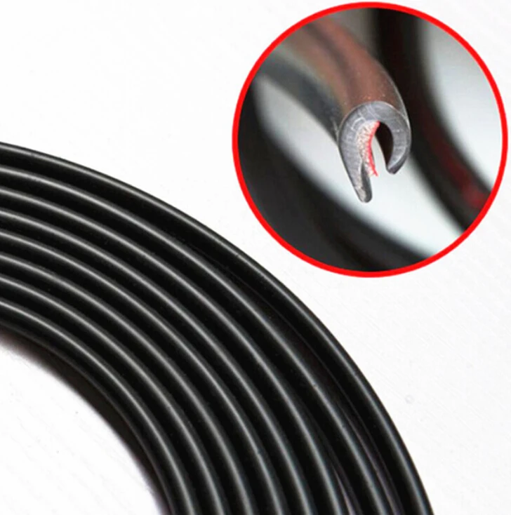 NEW 5M Car Door Edge Protection Strip Moulding stickers FOR passat b5 b6 bmw e90 e39 audi a4 citroen c5 e60 a6 | Автомобили и