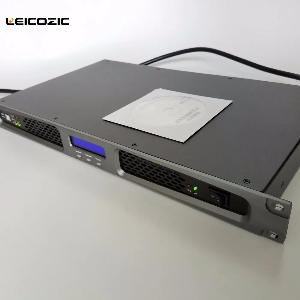 Leicozic DT2150 Цифровые усилители dsp усилитель мощности 250 Вт@ 4OHM Управление программным обеспечением 1u усилитель мощности 150 Вт@ 8 Ом стойка Amp этап