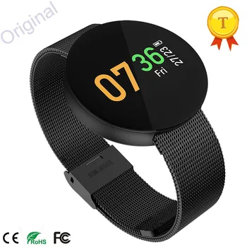 

2018 Popular Waterproof IP67 Round Smart Band Multi-Sport Sleep Mornitor Message Alert Colorscreen Steel Smartband For Iphone 5S