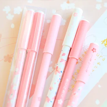 

5pcs Elegant pen, Japan and South Korea should be the United States and new products, 17014 romantic cherry blossoms, 1007 seaso