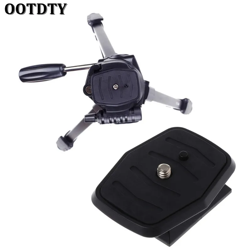 

OOTDTY Quick Release Plate Universal QB-4W Tripod Screw Adapter For YUNTENG Velbon Sony