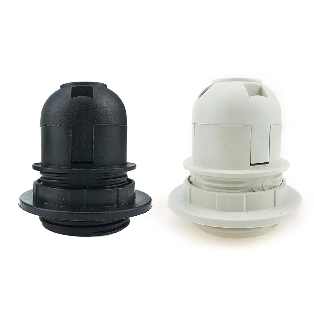 2 Colors Screw ES E27 M10 Light Bulb Lamp Holder Pendant Socket Lampshade Collar Lighting Accessories