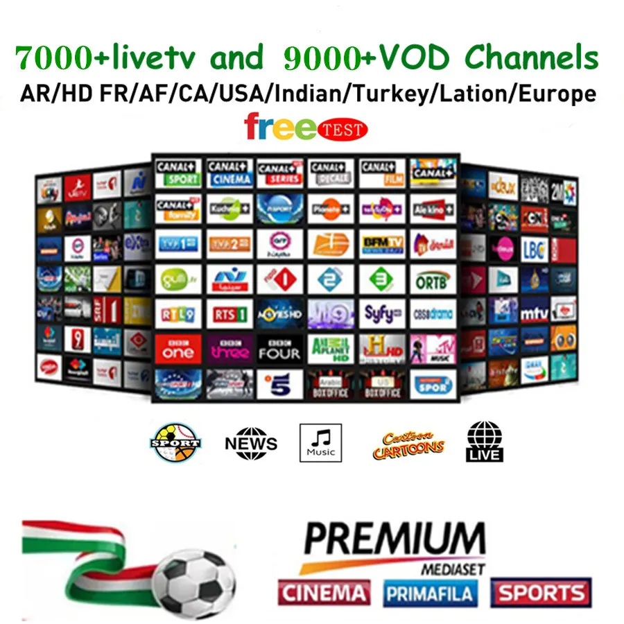 

Best Stable IPTV Spain M3U Live IPTV Portugal France 1 Year IPTV Subscription Free VOD for Enigma2 Android Box M3U Smart TV