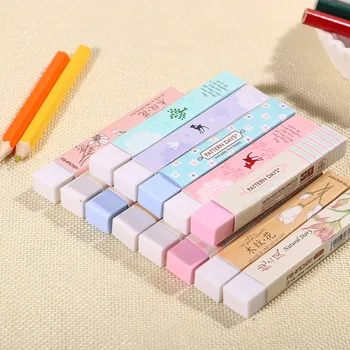 

1PC Cute Kawaii Cartoon Flower Rubber Eraser Lovely Colored Eraser Student Gift School Supply