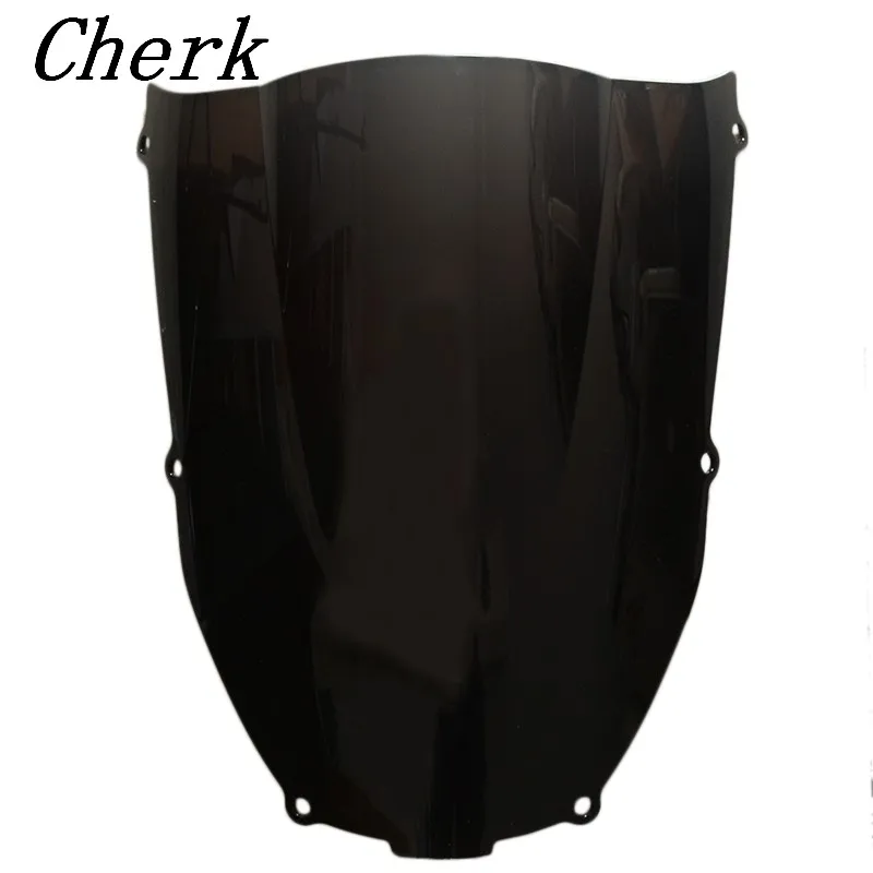 Мотоцикл черный ветровое стекло двойной пузырь для KAWASAKI Ninja ZX6R ZX636 2000-2002 00 01 02 |