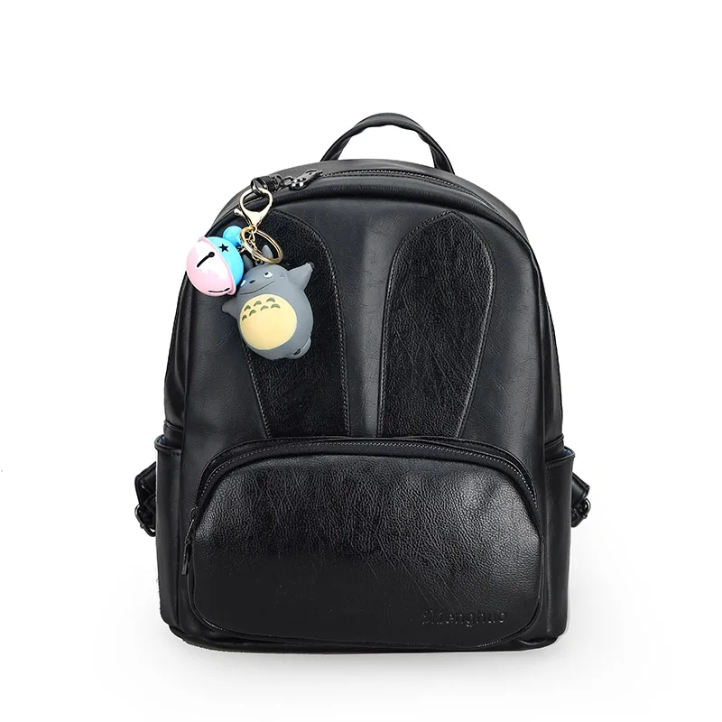 Bells Totoro Bag Parts backpack Vintage Rabbit ears decoration mochila kawaii school bags for teenage girls