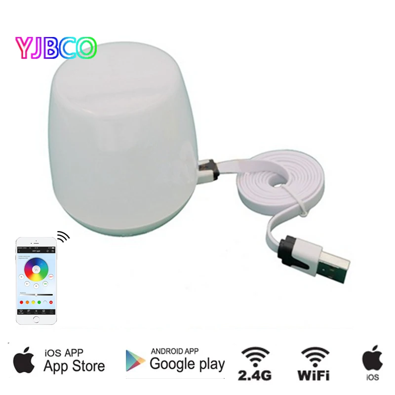 

DC5V milight iBox1 Hub RF Remote wifi ler with RGB light 2.4G Wireless control for milight led bulbs support iOS Android APP
