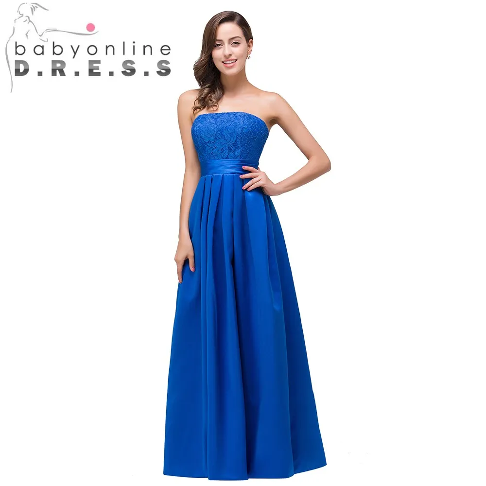 robe demoiselle d'honneur longue rouge