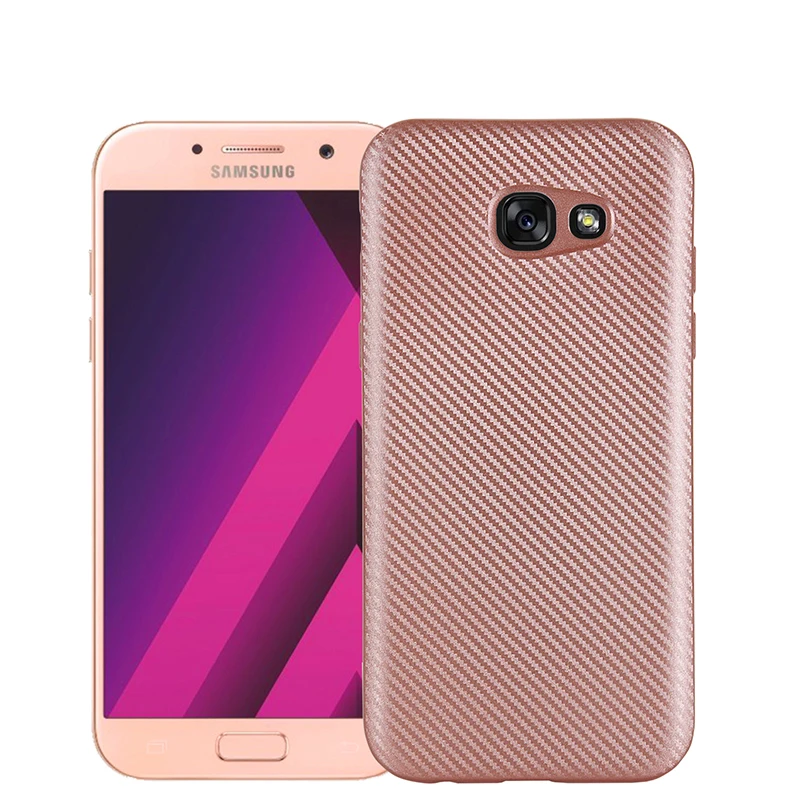 Carbon fiber silicone case samsung a3 2017 a7 2017 (3)