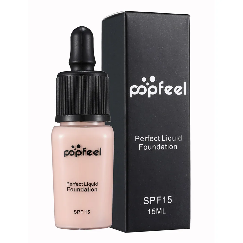 Face Makeup Base Perfect Liquid Foundation 15ML Skin Soften & Brighten Concealer Cream Cosmetics Natural Make up Primer Creams