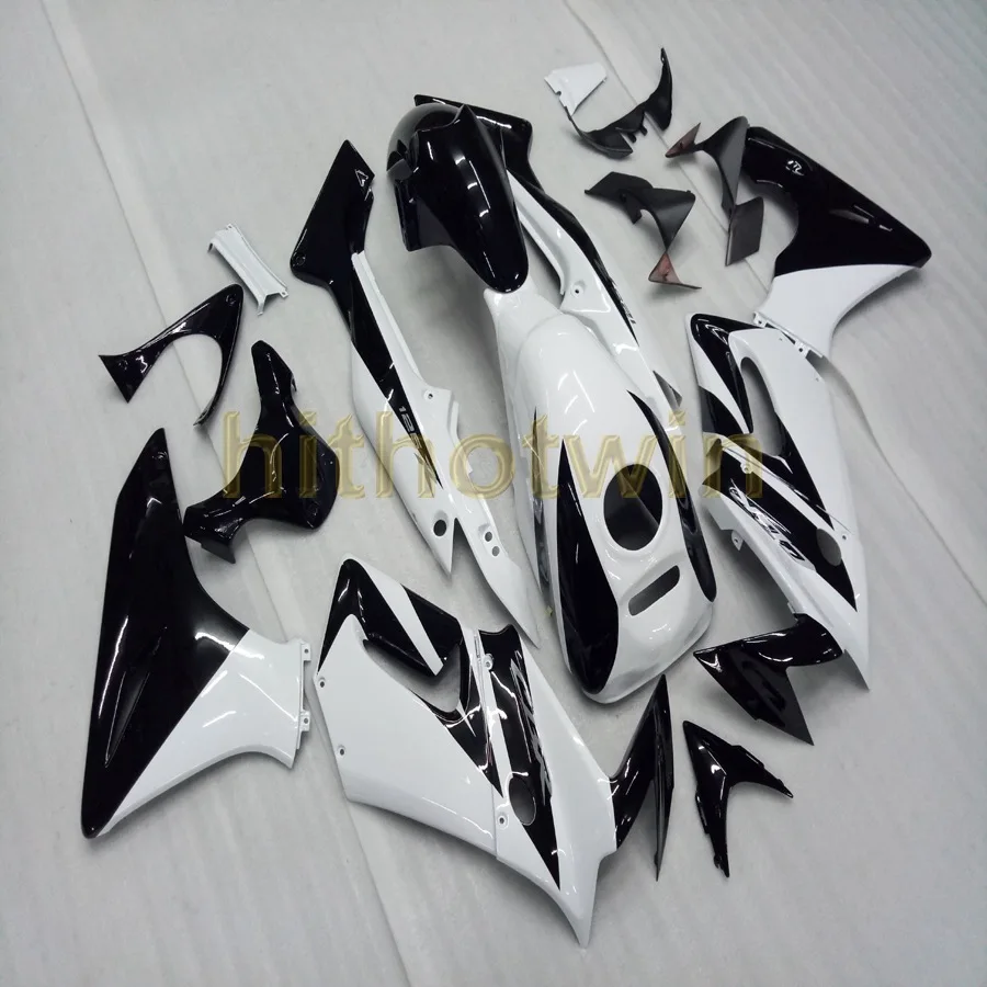 Free bolts+Custom white blue red motorcycle body kit for CBR125R 2002