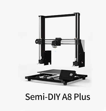 Anet 3d принтер A8 plus настольная машина высокоточная рама из алюминиевого сплава FDM 3d принтер с нитью 3d принтер комплект DIY - Цвет: Semi-DIY A8 Plus