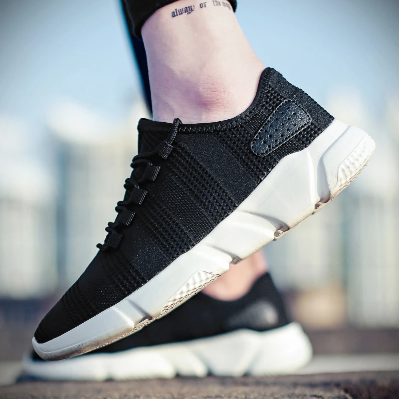 

AODLEE Flyknit Sneakers Men Casual Shoes Plus Size 45 Spring Light Mens Shoes Casual Sneakers for Men Loafers zapatos de hombre