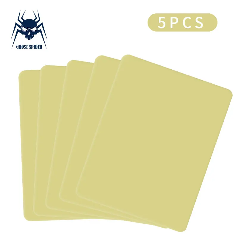 

GHOST SPIDER 5pcs Blank Silicone Tattoo Practice Skin Sheet For Needle Machine Supply