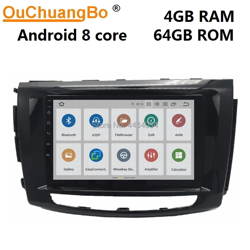 

Ouchuangbo 10.1 inch car gps radio audio player for Great Wall wingle 6 support 8 core DSP RAM 4GB ROM 64GB 1080P android 9.0 OS
