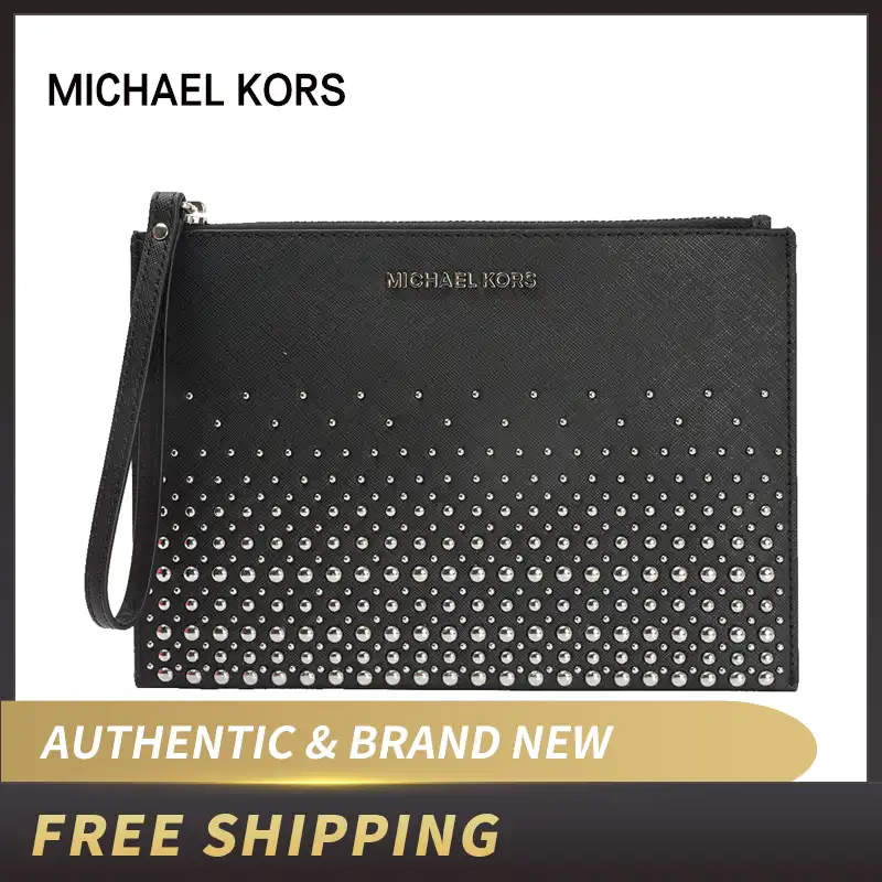 michael kors xl zip clutch