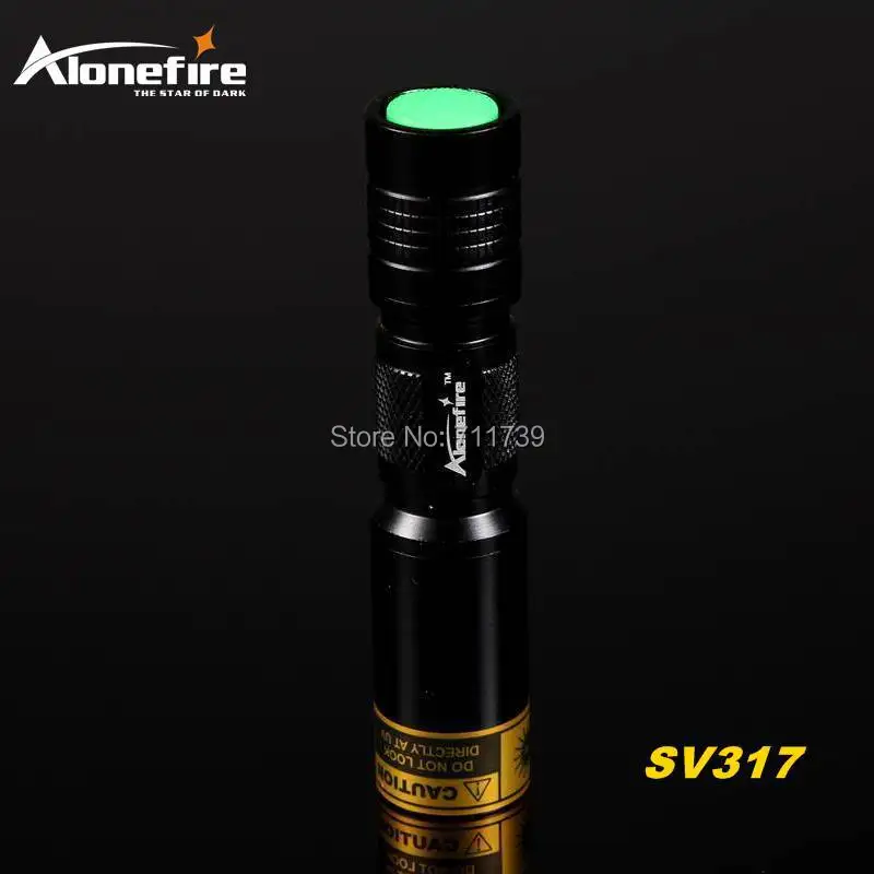 Светодиодный фонарик AloneFire SV317 УФ лампа 365nm мини для отверждения безопасности