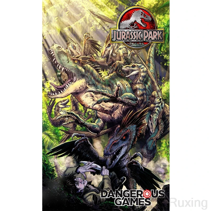 

5D DIY Diamond Embroidery Painted Fierce dinosaur world Home Decoration Diamond Painting Mosaic Cross Stitch Rhinestone