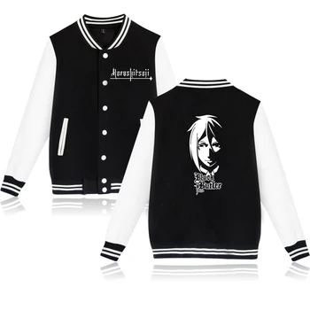 

Black Butler Japanese Anime Print Baseball Jacket Men/Women Autumn Winter Casual Fashion Comfortable Jacket Hot Sale