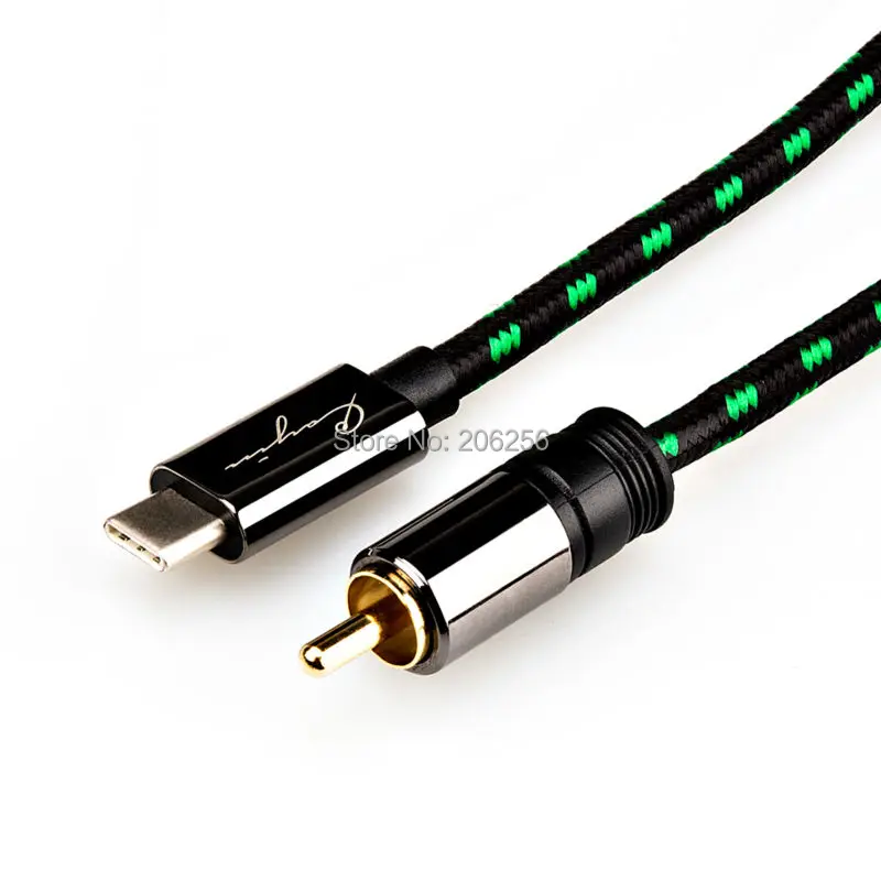 Новый Магнитный кабель Cayin для портативного плеера cayin i5 коаксиальный типа C RCA