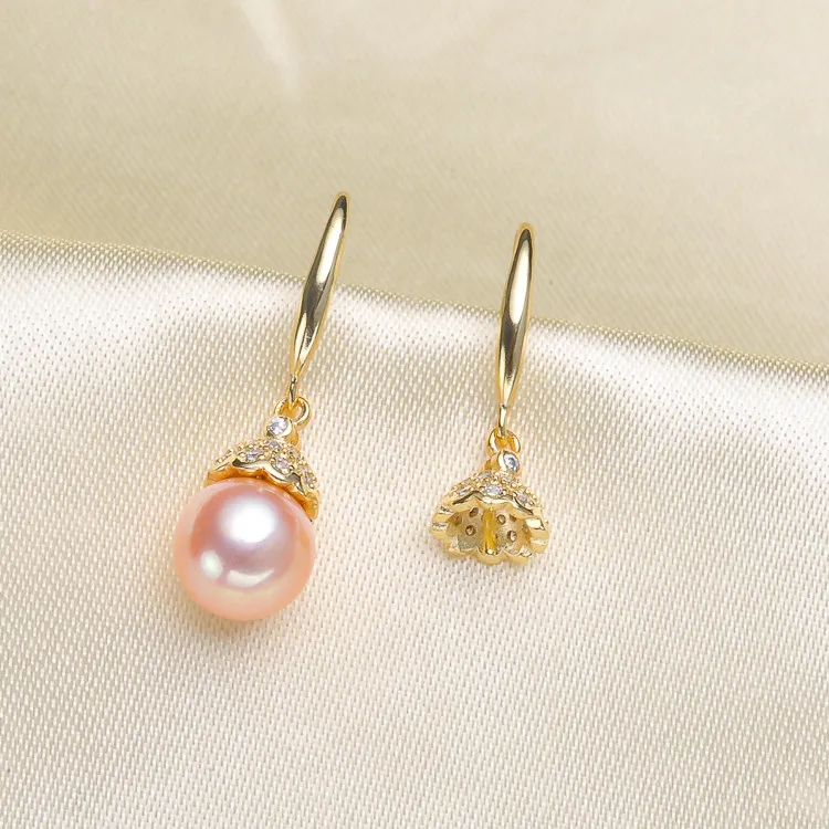 

Shiny Findings 925 Silver Fashion Jewelry DIY Making Accessory Earring Hoop Connector No Pearl