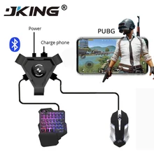 JKING PUBG мобильный Геймпад контроллер игровая клавиатура мышь конвертер для Android телефон к ПК Bluetooth адаптер Plug and Play