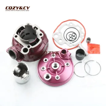 

49mm / 12mm 90cc Big Bore Cylinder Kit & Cylinder Head Cap for minarelli YAMAHA DT50 TZR 50 AM6 2T