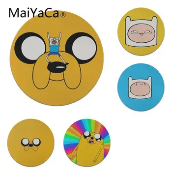 

MaiYaCa My Favorite Adventure Time Finn and Jake Lumpy Space Princess Laptop Computer Mousepad Size for 20x20cm 22x22cm Mousemat