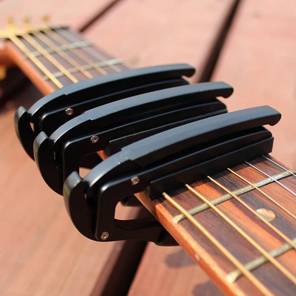 1 Pcs Black Guitar Capo Ukulele Capo Metal Leveraged Capoin Guitar