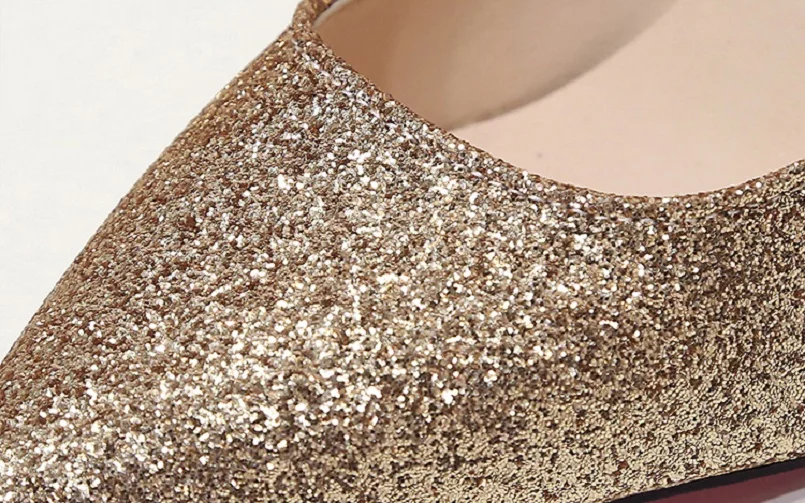 Marlisasa/женские модные пикантные золотистые вечерние туфли-лодочки на высоком каблуке; женские Серебристые свадебные туфли; туфли на высоком каблуке; Femmes Hauts Talons; F3231b