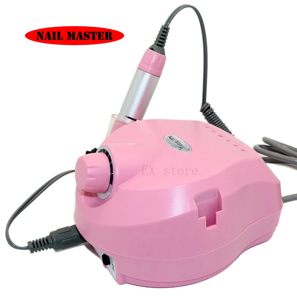 professional electric manicure machine nail drill pink color pedicure machine nail art equipment