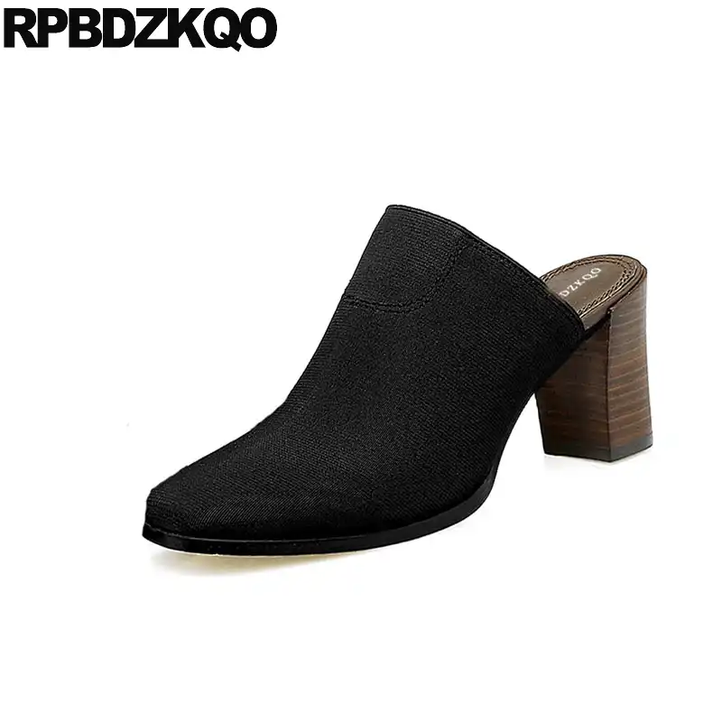 3 inch chunky heels