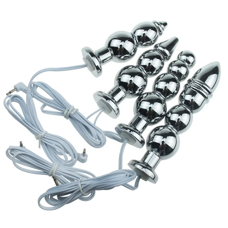 Buy Electrode Bipolar Steel Anal Plug Prostate Massage