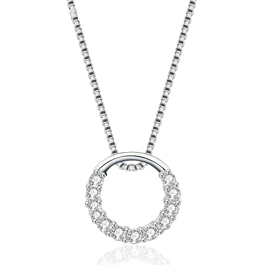 

OneQuarter Women Trendy Necklace Pendants 925 Sterling Silver Lock Necklace Silver Chains Long Necklace on Fishing Line Jewelry