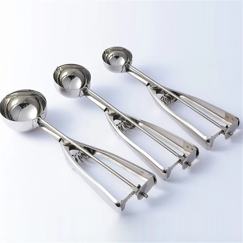 

Stainless steel ice cream ice-cream spoon digging ball device ice cream spoon digging ball spoon kitchen utensils party gift