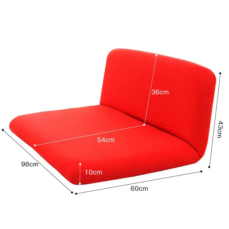 Двойной сложенный напольный диван-кровать, свободный Регулируемый диван в клетку, японская мебель для гостиной, откидное кресло, съемный чехол - Цвет: 3