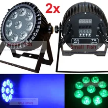 Горячая Led Par свет водонепроницаемый 9X10 Вт RGBW Quad Цветной открытый плоский параболический алюминиевый рефлектор IP65 сценический эффект Освещение DJ для дискотеки праздничное освещение