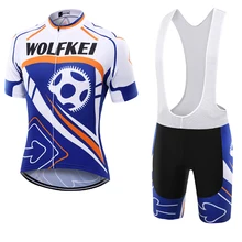 Последние wolfkei Лето Велоспорт Джерси/Quick-Dry Велосипеды одежда/Hombre горный велосипед спортивной одежды RoPa Ciclismo
