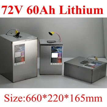 

Steel Case High 72v 60Ah Litio Battery Pack 50Ah Inverter Solar Energy Motorhome RV EV Power Supply 5000w Oem 100A + 10A Charger