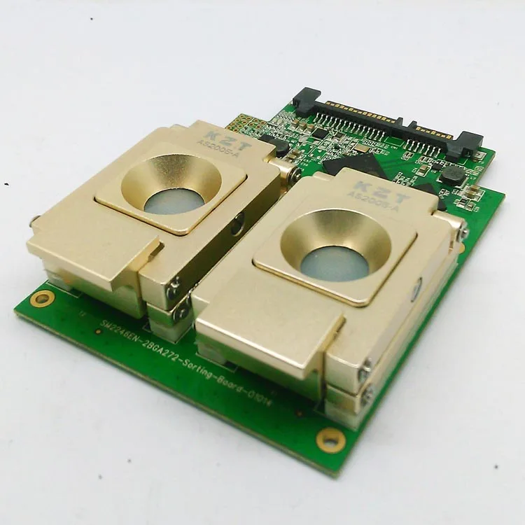  BGA272 Legierung Clamshell Pogopin Testvorrichtung SSD-Test Lösung SM2246EN Zwei In Einem Test Boar