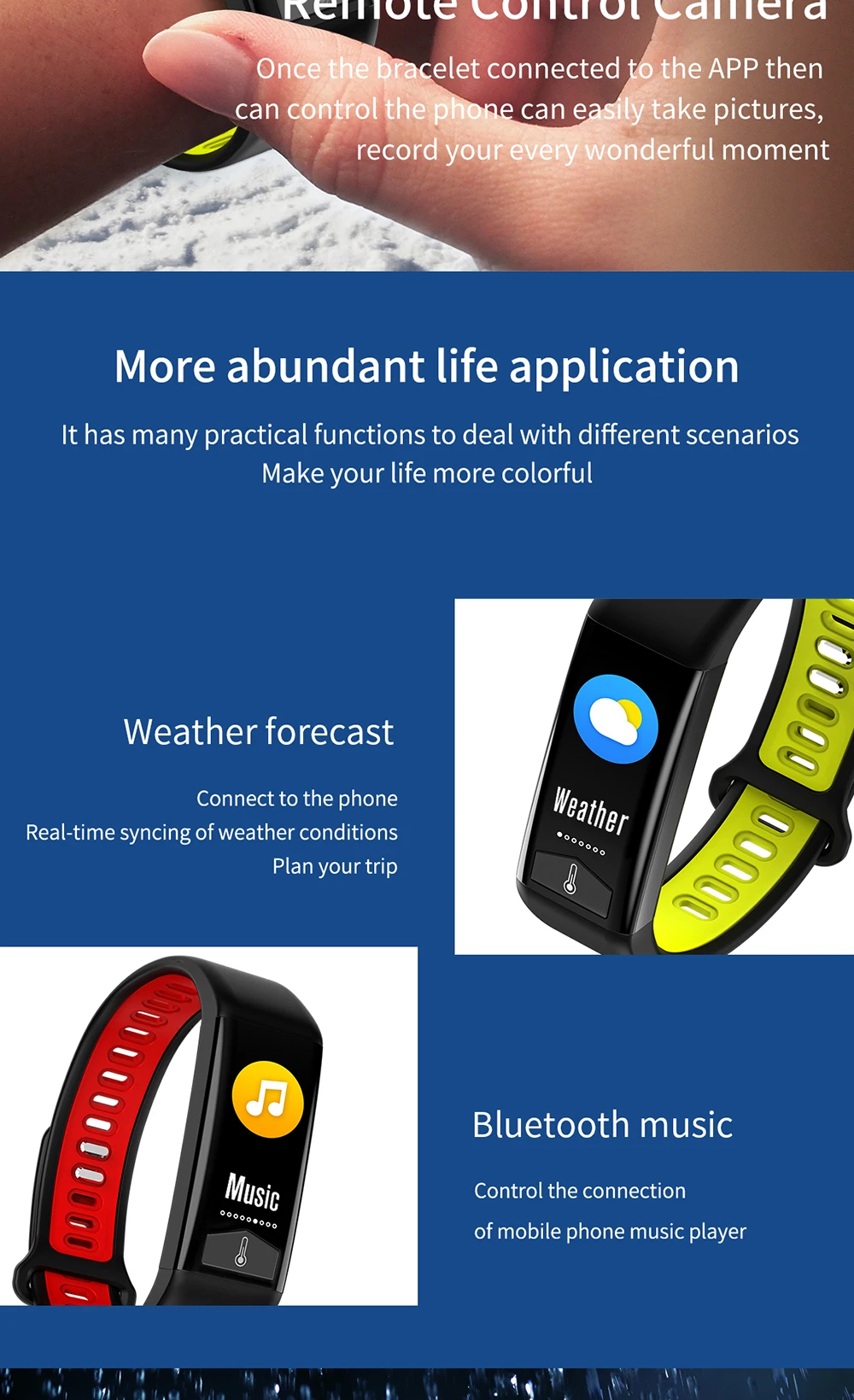 ZOOGOU T02 Smart Сердечного ритма трекер Фитнес трекер T02 Smartband ...