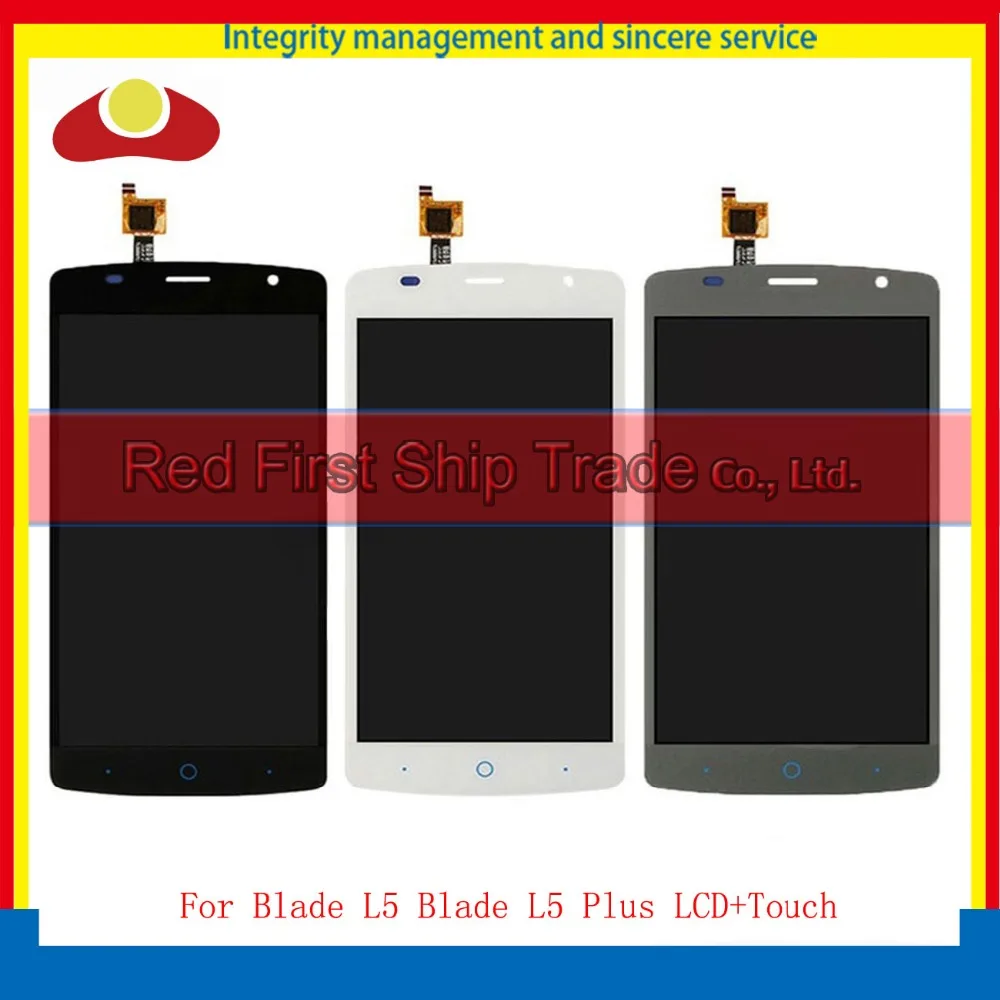 

High Quality For ZTE Blade L5/L5 Plus Full Lcd Display With Touch Screen Digitizer Assembly Complete Black White Grey + Tracking