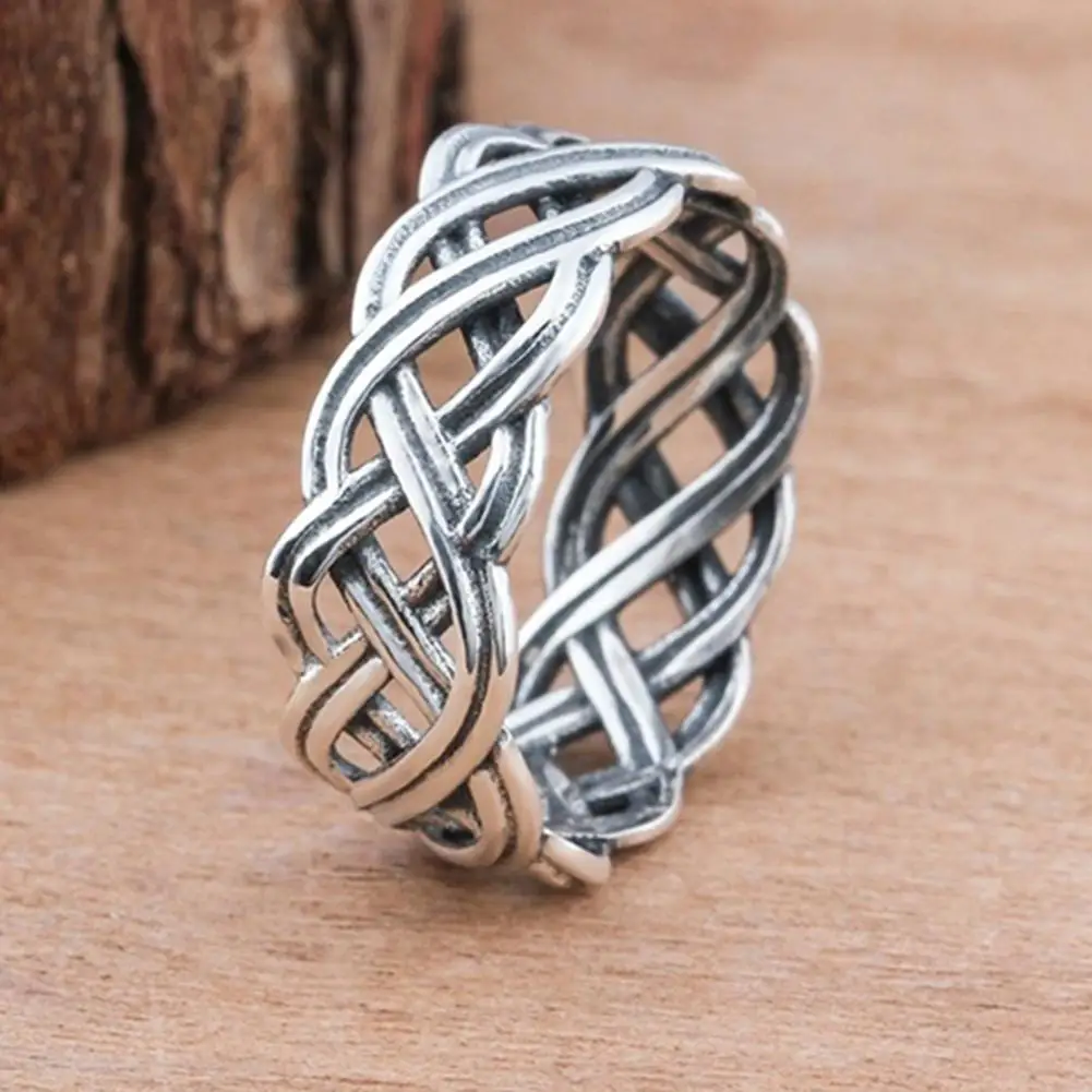

Vintage Infinity Intertwined Cross Knot Finger Ring Women Band Party Jewelry New Hot