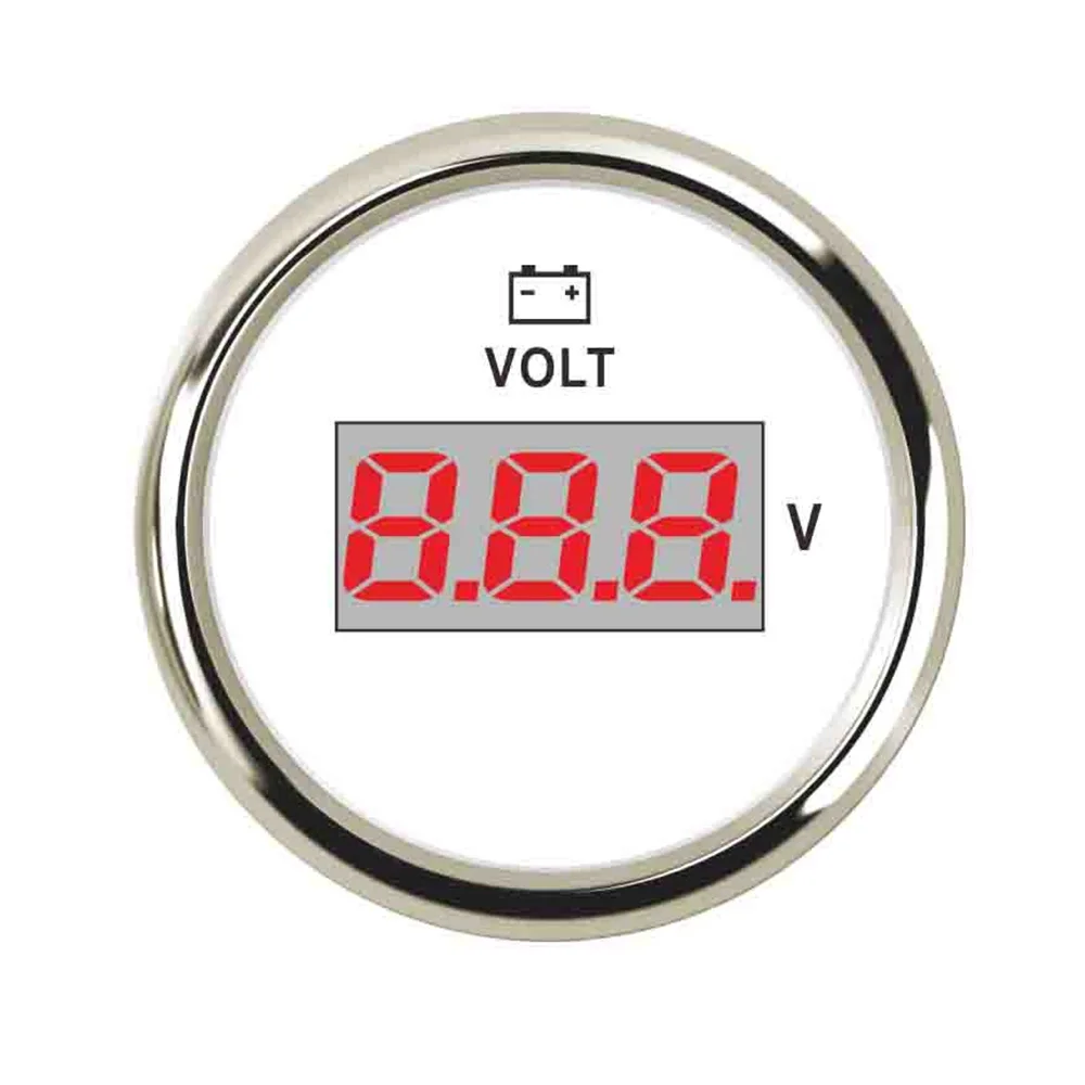 

DC 9~32 V Car Boat LED Digital Display Voltmeter 7 Colors Backlight LED Volt Waterproof Voltage Gauge Meter for Auto Boat
